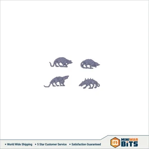 Skaven Plague Monks Mini Rats Bits (x4) - Warhammer AoS - Picture 1 of 1