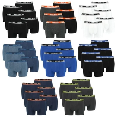 Head Bóxer Hombre, 6er Paquete - Básico,Algodón Elástico,Monocromo - Imagen 1 de 4