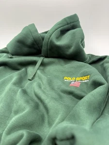 Ralph Lauren Polo Sport Green Hoodie Sweatshirt - Size Big 2LT - Picture 1 of 4