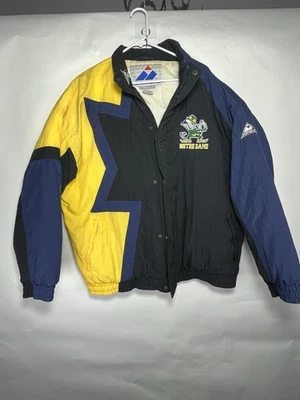 VTG Notre Dame Apex One Starter Style coat Jacket mens size XL EUC fightin irish - Image 1 of 4
