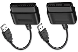 vienon PS2 Controller to USB Adapter Converter, 2 Pack Compatible with PS1/PS... - Picture 1 of 5