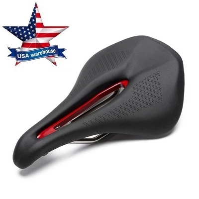 PROMEND Racing Bicycle Saddle Pad Road MTB Mountain Bike Saddles Hollow Seat - Image 1 of 4