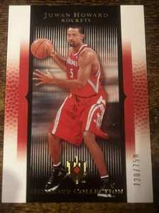2005-06 UD Ultimate Collection #46 Juwan Howard SP #d /750! ROCKETS - Picture 1 of 2