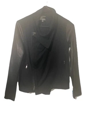Kut From The Kloth Women Size M Black Reptile Sleeve Jacket - Image 1 of 4