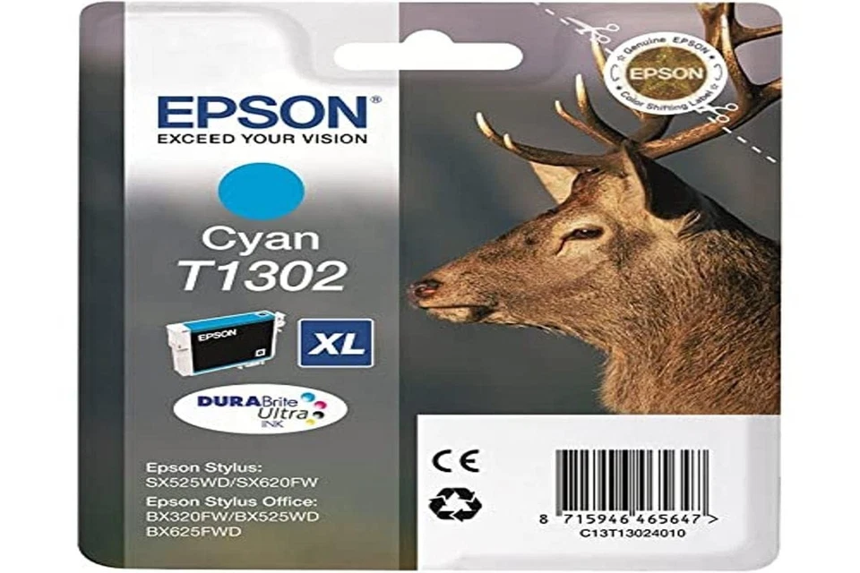 Tinta Epson cian T1302XL (C13T13024012) Foto 1 de 1