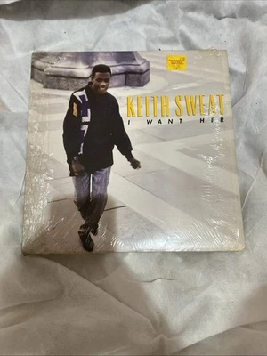 Keith Sweat I Want Her 1987 Single Vinyl LP Elektra Records O-66788 - Image 1 of 3