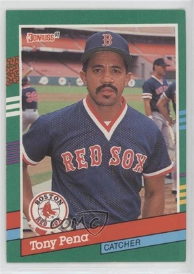 1991 Donruss Tony Pena (3 Yellow Stripes on Right Border) #456 - Image 1 of 2