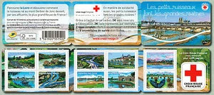 france 2013 booklet La Loire red cross river bridge castle monument pont 10v - Picture 1 of 1