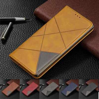 For Samsung Galaxy S24 S23 S22 S21 S20 Stand Wallet Retro Leather Folio Case - Image 1 of 4