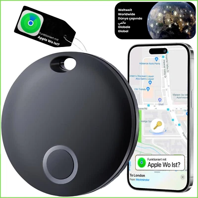 S&T DESIGN AirTag Pendente per iOS Smart Tag GPS Tracker Cani Valigia Key Finder Dov'è
