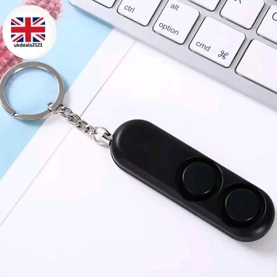 120dB Self Defense Anti-rape Device Dual Speakers Loud Alarm Alert Attack Panic - Image 1 of 4