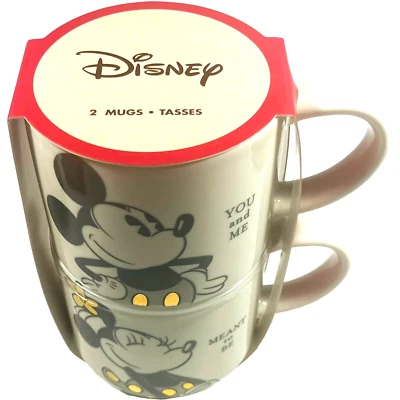 НОВЫЕ кружки Disney Mickey & Minnie — «Ты и я» / «Должны быть» — ЛОТ из 2 - Изображение 1 из 4
