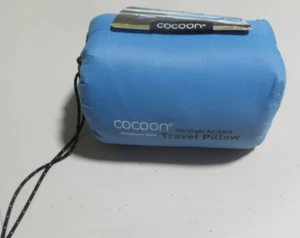 COCOON Premium Ultralight Air Core Travel Pillow MEDIUM - Light Blue "BRAND NEW" - Picture 1 of 2