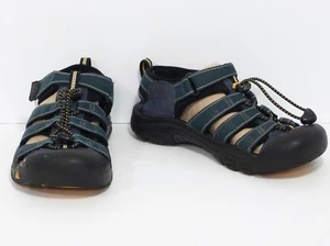 KEEN Newport H2 Waterproof Sport Sandals Green Beach Shoes Kids 4 US Womens 6 VG - Picture 1 of 7