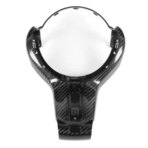 Carbon Fiber Steering Wheel Trim Cover Direct For F20 F22 F30 F32 F10 F06 F15 - Picture 1 of 14