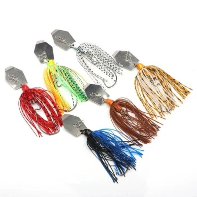 FISHKO Chatterbait Bladed Jig Barsch Zander Hecht Angeln Köder Spin Bait Raubfisch