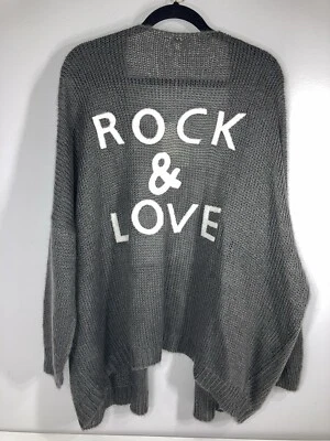 Cárdigan Elan Rock & Love abierto ligero O/S talla única nuevo con etiquetas Foto 1 de 4