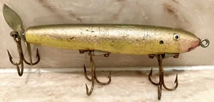 Vintage Wood Heddon Torpedo Fishing Lure, 5 1/2 Inch - Picture 1 of 4