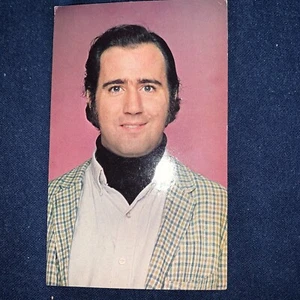 Andy Kaufman taxi color promo postcard Pre Signed Signature - Picture 1 of 2