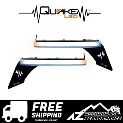 Quake LED Slim Fender Chop Kit DRL Sequen Turn Signal Lights for JL / JT Rubicon - Image 1 of 4