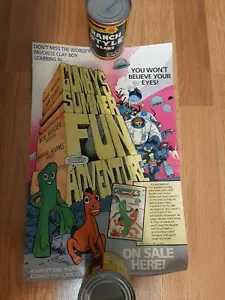 Vintage Promo Poster 1987 Comico Gumby’s Summer Fun Adventure Arthur Adams 17x11 - Bild 1 von 7