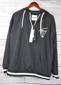 Tommy Jeans 90s Style Signature Size Large L Pullover Windbreaker 90s Y2K NWT - Picture 1 of 14
