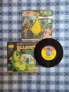 Vinile Elliott il drago invisibile + libro 24Pagine 45 giri Walt Disney DSP 369 - Foto 1 di 7