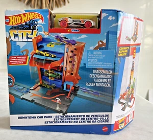 Hot Wheels City Downtown Parkhaus Spielset 2022, Jirawat Racing, Neu ungeöffnet Neu in OVP - Bild 1 von 6
