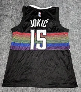 Camiseta deportiva Nike Nikola Jokic #15 Denver Nuggets Swingman negra talla 44 - Imagen 1 de 9