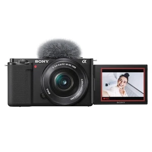 Alpha ZV-E10L 24.2 Mega Pixel Interchangeable-Lens zoom Camera with 16-50mm Lens - Picture 1 of 8
