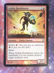 Foil Goblin Ruinblaster - Zendikar (ZEN) - Magic the Gathering Mtg - Picture 1 of 2