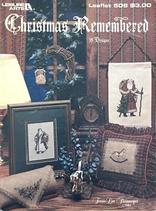 Leisure Arts Christmas Remembered 18 Designs Cross Stitch by Steinmeyer 1987 - Picture 1 of 3