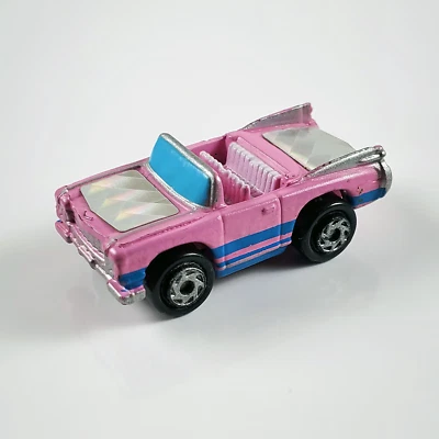 Vintage Galoob Micro Machines '59 Pink Cadillac Caddy Convertible Reflectors - Image 1 of 4