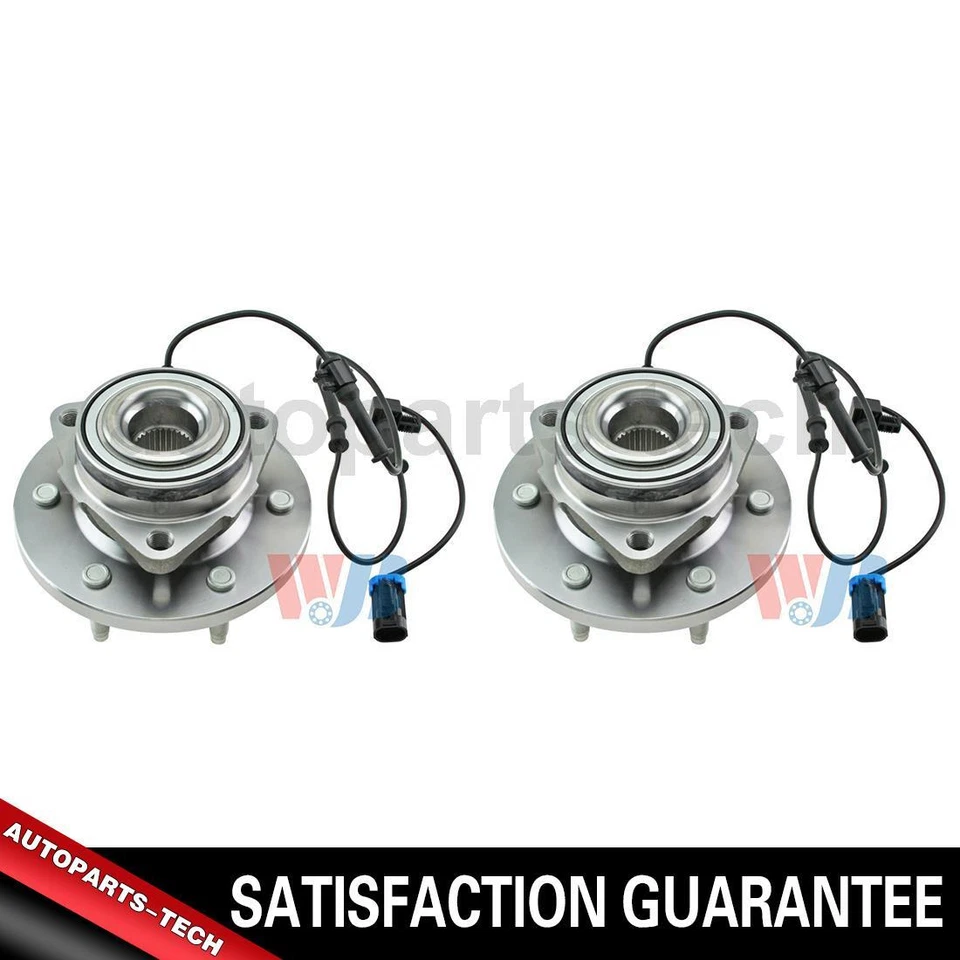 2x WJB Front Wheel Bearing and Hub Assembly For Hummer H3 2006 2007 2008 - Image 1 of 3