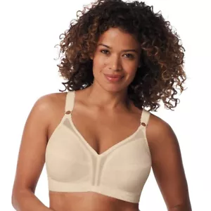 Playtex 18 Hour Classic Support Bra Wirefree 0020 Beige Sz.36,38,40,42,44,46 B,C - Picture 1 of 7