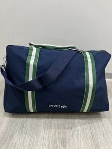 Lacoste Blue and Green Duffle Gym Sports Hand Luggage Travel Bag NEW SEALED ππ - Picture 1 of 7
