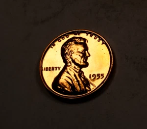 Centavo Lincoln Wheat 1955 * Prueba de gemas++ Rojo * XW401 - Imagen 1 de 6