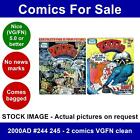 2000AD #244 245 - 2 comics VGFN clean