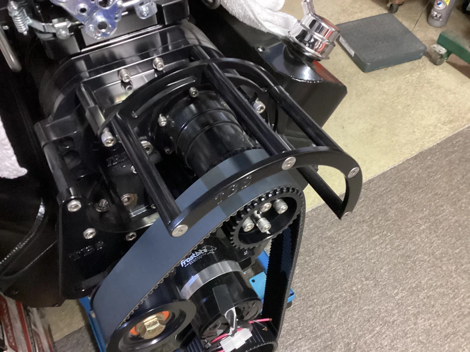 the blower shop 8615 250 TBS black Belt Guard 250 Mini Blower Serpentine & 8mm - Image 1 of 1