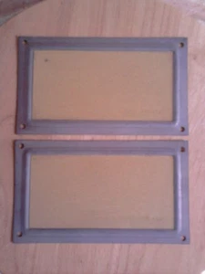 Paire grands catadioptres rectangulaires blancs NEUF - Picture 1 of 1