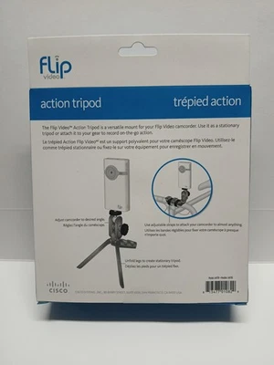Flip Video AAT1B  bike helmet tripod mount for INSTA360 X5 X4 X3 action camera - Image 1 of 4