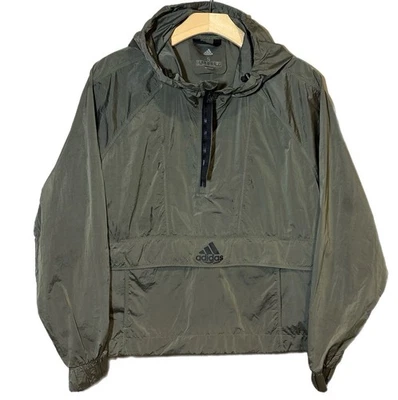 Adidas Originales Empacable Pullover Con Capucha Cortavientos Verde Para Hombre Talla Pequeña Foto 1 de 4