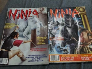 Ninja Magazine Lot #2 & #3 With Posters HAYES BUSSEY HATSUMI BLADES  Kunoichi - Picture 1 of 7