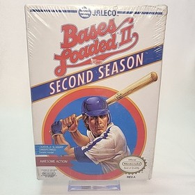 Bases Loaded II 2 Second Season Nintendo NES NEW Factory Sealed Some Wear