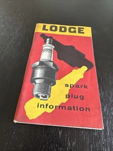 LODGE Spark Plug Information Vintage Mini Booklet English  - Bild 1 von 15