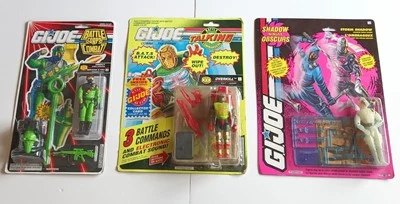 Vintage 1991 OVERKILL 1992 Firefly 1993 Storm Shadow MOC gi joes. - Image 1 of 4