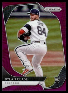 Panini Prizm #128 Dylan Cease Purple Prizm RC 2020 - Imagen 1 de 2