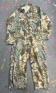 VTG 10x  Advantage Camo Coveralls Overalls Hunting Men’s Size L Made in USA - Picture 1 of 13