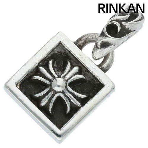 CHROME HEARTS Collana Top Uomo Cromo Cuori CORNICIATO CH PLUS Charm Argento Usato2091189d6f