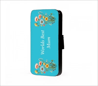 Worlds Best Mum iPhone Case Flip Phone Cover British Seller - Image 1 of 3
